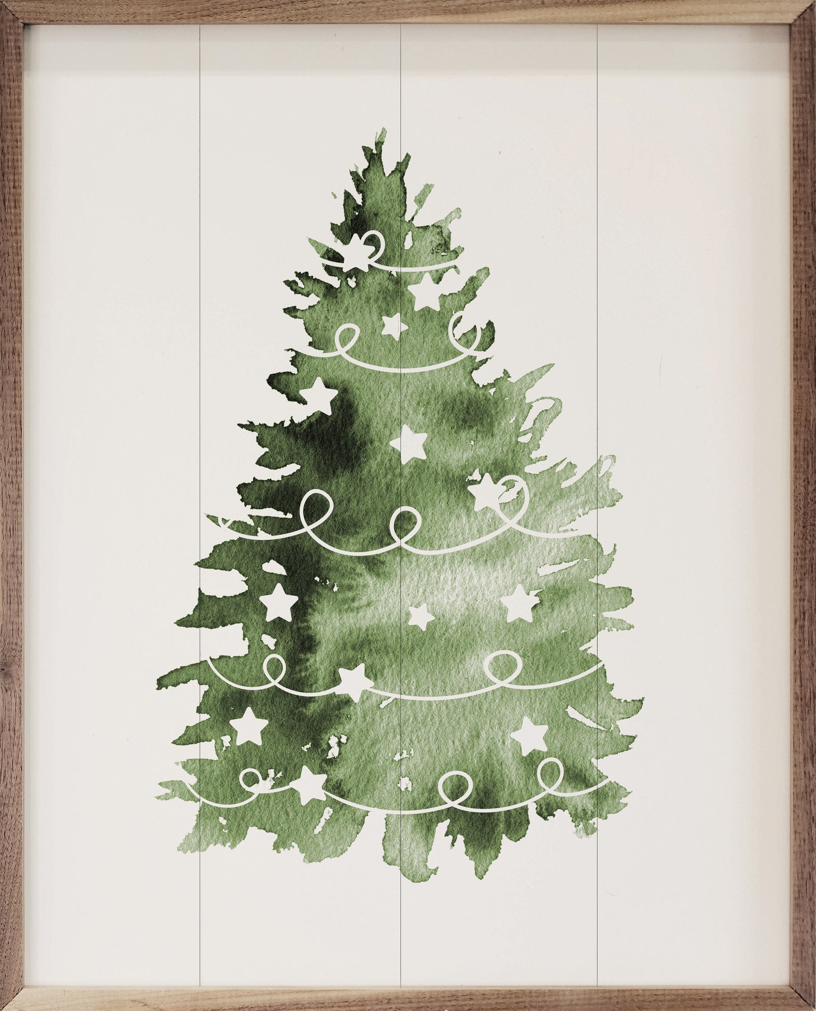 Watercolor Christmas Tree - pdr studios | Kendrick Home